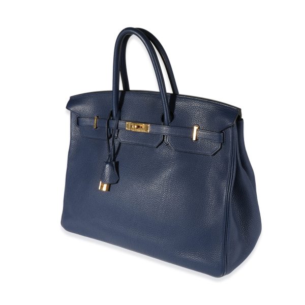 122230 sv Herm√®s Bleu Saphir Togo Birkin 40 GHW