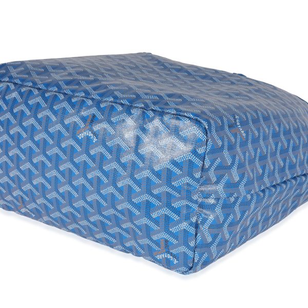 122242 box Goyard Blue Goyardine Canvas Saint Louis PM