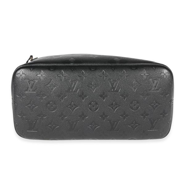 122298 stamp Louis Vuitton Black Monogram Empreinte Neverfull MM