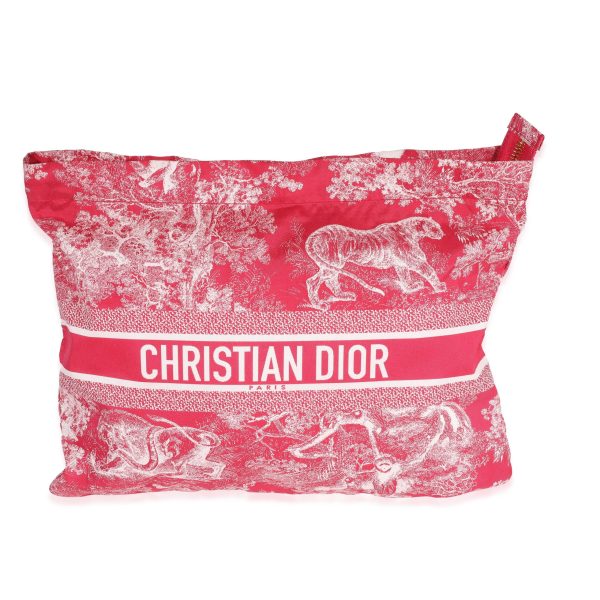 122305 fv 943fcd8c 21c9 406c 80f3 4962225888c8 Dior Peony Pink Toile De Jouy Reverse Technical Fabric DiorTravel Pouch