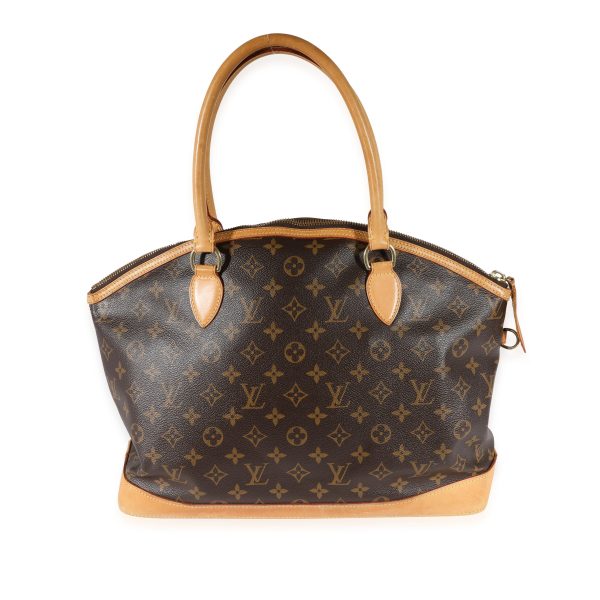 122327 pv Monogram Canvas Lockit Horizontal