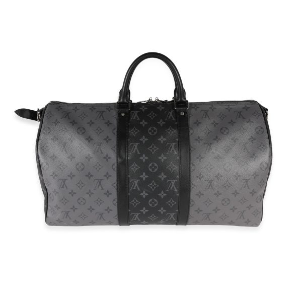 122359 pv Louis Vuitton Monogram Eclipse Reverse Keepall Bandoulière 50