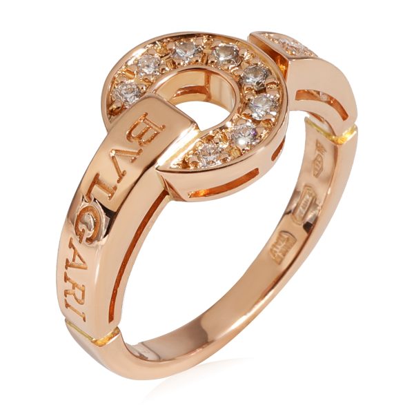 122411 bv 0b4e9e53 350a 4250 bf68 8a2dd095f17a Bvlgari Bvlgari Diamond Ring in 18k Rose Gold 028 CTW