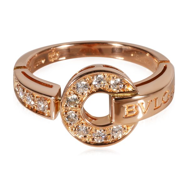 122411 fv c0552686 0e90 45ce 956c 125b4d988fac Bvlgari Bvlgari Diamond Ring in 18k Rose Gold 028 CTW