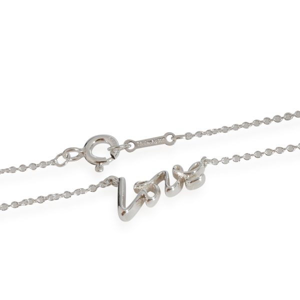 122430 clasp 31061051 ee03 45ea bff6 5e911fda9f03 Tiffany Co Paloma Picasso Graffiti Love Necklace in 925 Sterling Silver