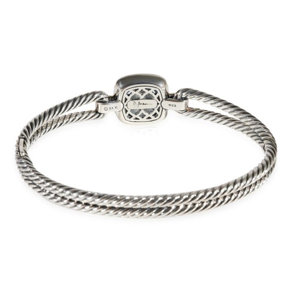 122604 pv David Yurman Albion Blue Topaz Diamond Bracelet in 925 Sterling Silver 026 CTW