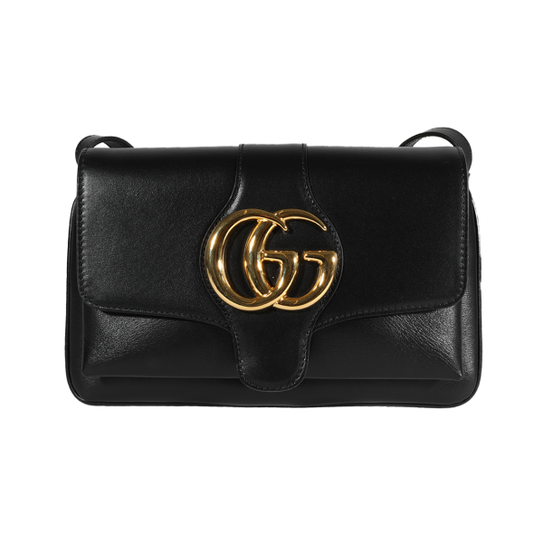 122664 fv Gucci Black Smooth Calfskin Small Arli Bag