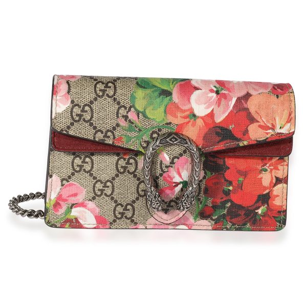 122668 fv Gucci GG Supreme Blooms Super Mini Dionysus