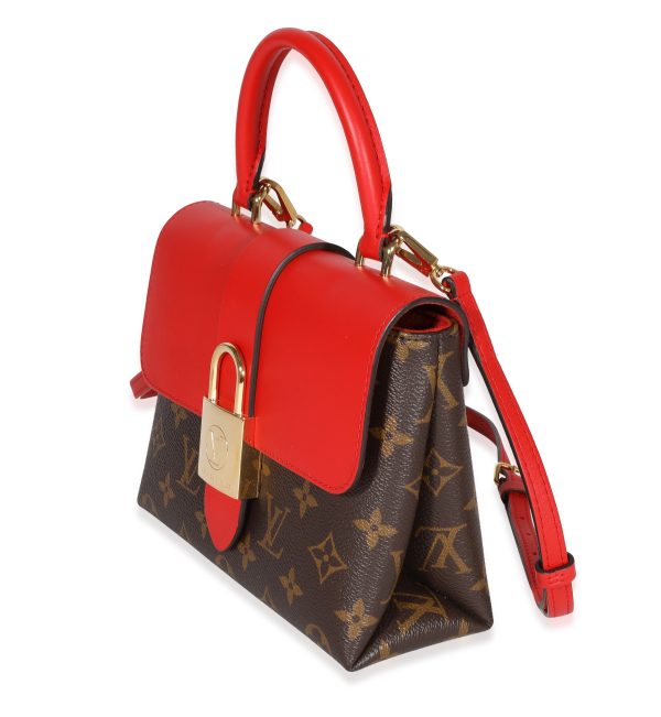 122695 sv Louis Vuitton Monogram Canvas Coquelicot Locky BB