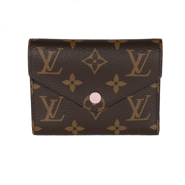 122696 fv Louis Vuitton Monogram Canvas Rose Ballerine Victorine Wallet