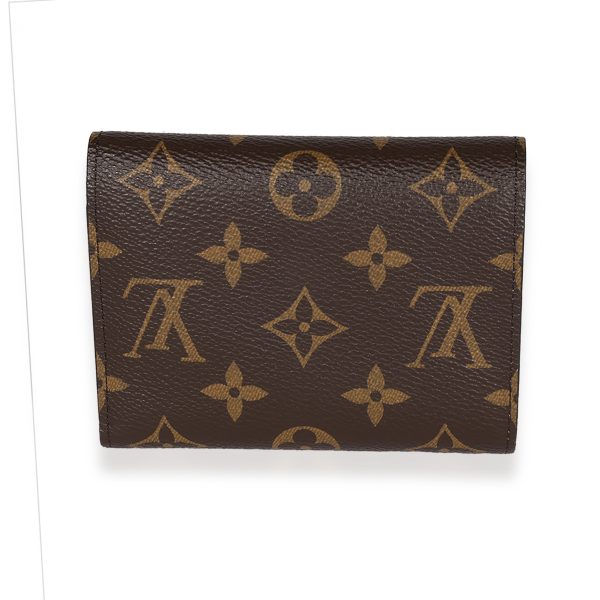 122696 stamp Louis Vuitton Monogram Canvas Rose Ballerine Victorine Wallet