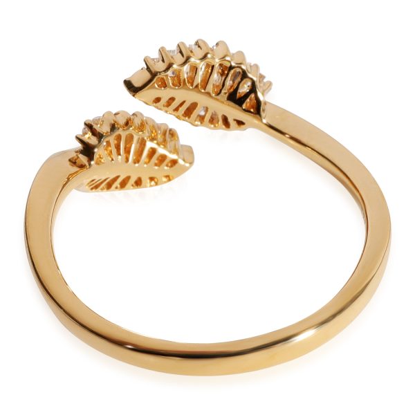 122717 pv f4785c09 3034 4046 a371 f8d901d5d496 Anita Ko Palm Leaf Ring iin 18k Yellow Gold 037 CTW Small Model