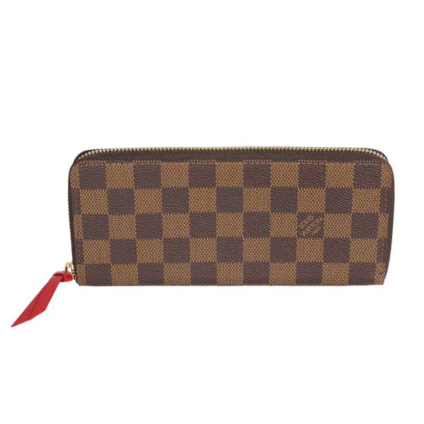 122743 fv 448013c1 9753 4d9f b569 080bc124acca Louis Vuitton Damier Ebene Cherry Clémence Wallet