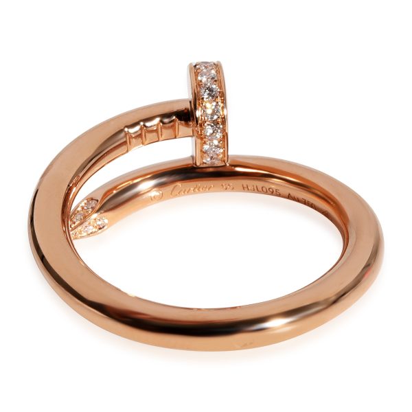 Cartier Cartier Juste Un Clou Ring with Diamonds in 18k Rose Gold 013 CTW