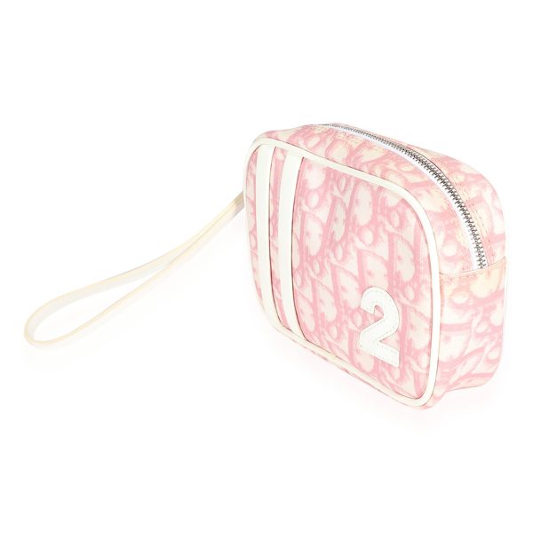 122806 sv Dior Pink Diorissimo Girly Trotter Wristlet