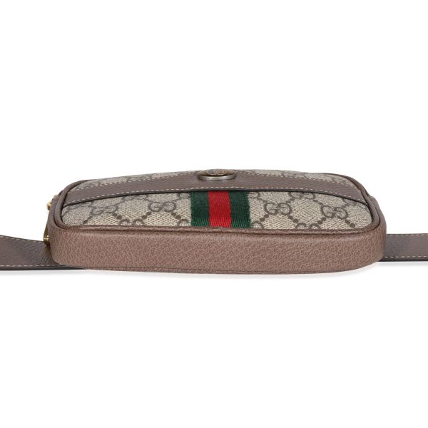 122846 stamp a394c346 5590 479e abe8 07765f350270 Gucci GG Supreme Web Small Ophidia Belt Bag