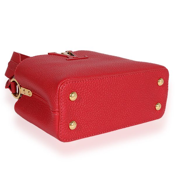 122851 pv d9a0035b bb8a 487d a65f 7d521b079eeb Louis Vuitton Scarlet Taurillon Capucines Mini