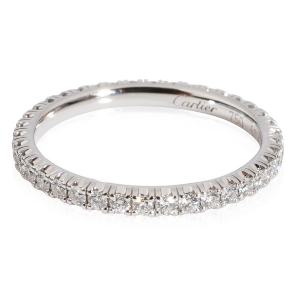 Rings Cartier Etincelle De Cartier Wedding Band in 18k White Gold 047 CTW