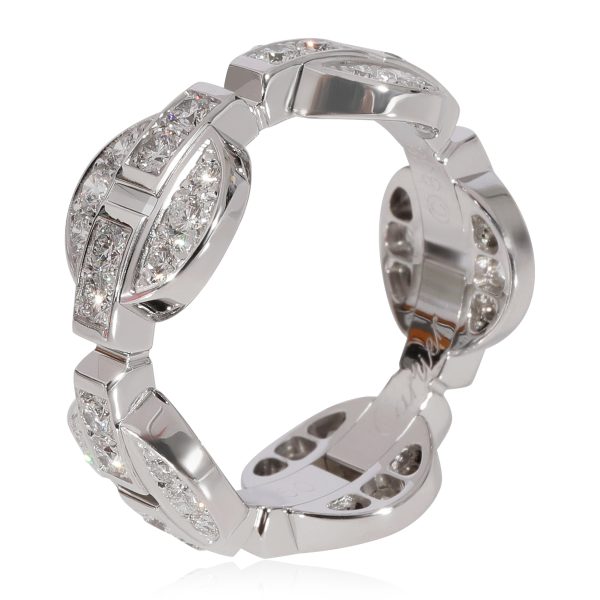 Band White Gold Cartier Himalia Diamond Band in 18K White Gold 175 CTW