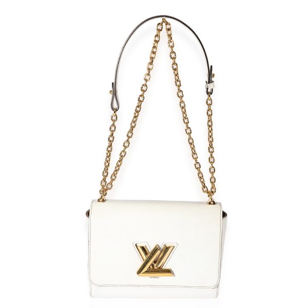 122971 bv Louis Vuitton White Epi Twist MM