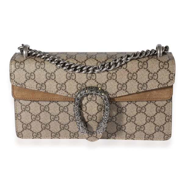 123041 fv 17344c97 98de 4ec9 9708 98a0932a3f14 Gucci GG Supreme Suede Small Dionysus Shoulder Bag