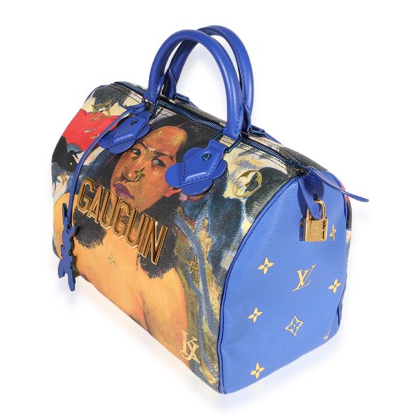 123045 sv Louis Vuitton x Jeff Koons Masters Gauguin Speedy 30