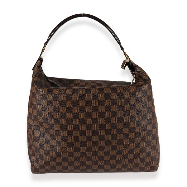 123112 pv Louis Vuitton Damier Ebene Portobello GM