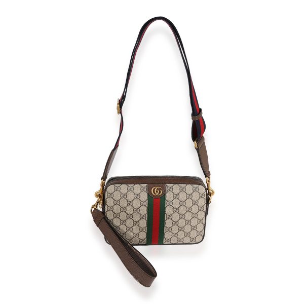 123163 bv c12822f7 07e2 4c43 9575 272342786861 Gucci GG Supreme Web Ophidia Shoulder Bag