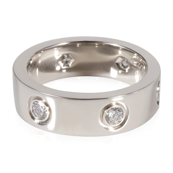 Cartier Cartier Love Diamond Wedding Band in 18k White Gold 046 CTW