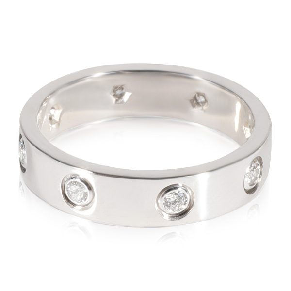 Cartier Cartier Love Diamond Wedding Band in 18k White Gold 019 CTW