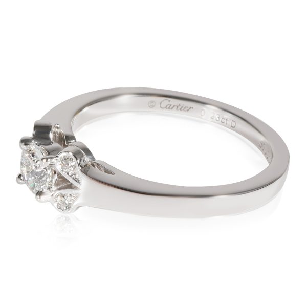 Cartier Cartier Ballerine Diamond Engagement Ring in 950 Platinum D VS1 026 CTW