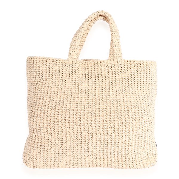 123374 bv 9573d9f2 62de 4fe3 8596 82cd0587a5c0 Prada Natural Raffia Logo Tote