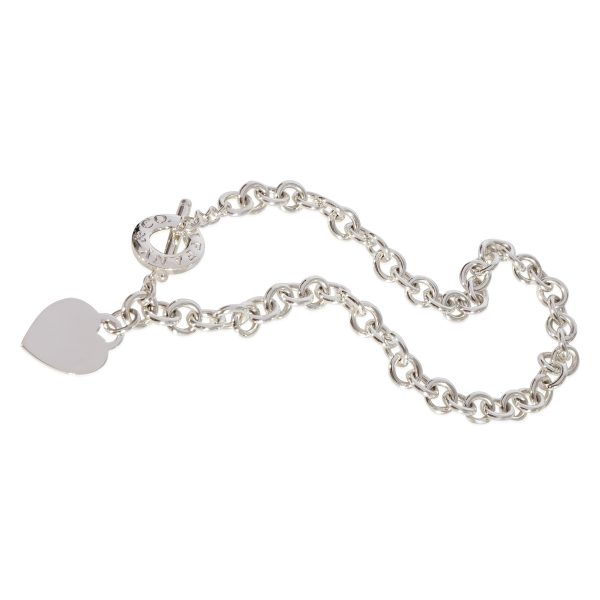 123386 sv Tiffany Co Heart Toggle Necklace in Sterling Silver