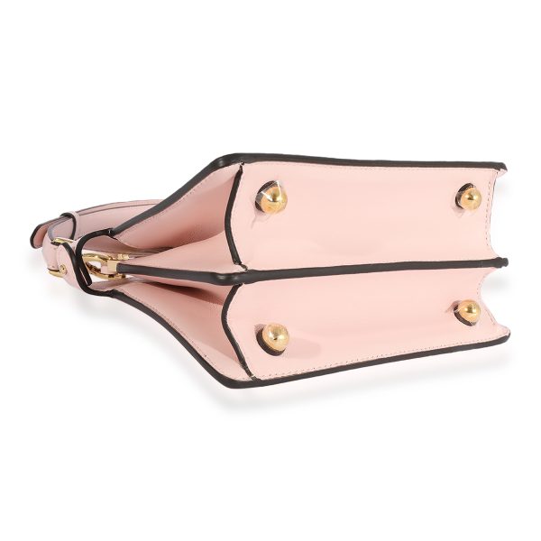 123411 clasp 57f646f4 eba2 4d3b bbfa 287e035f6bd0 Fendi Pink Padded Nappa Leather Peekaboo ISeeU Petite