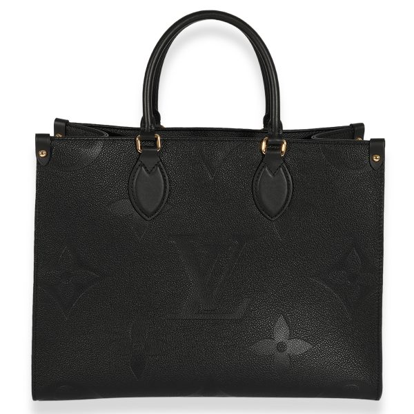 123459 fv Louis Vuitton Black Monogram Empreinte Onthego MM