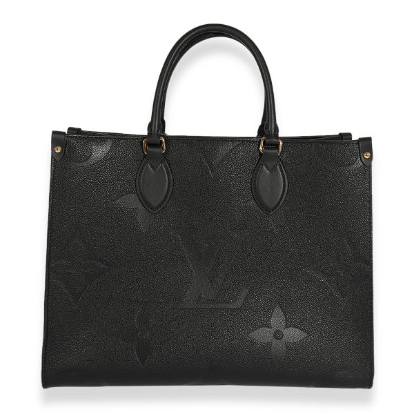 123459 pv Louis Vuitton Black Monogram Empreinte Onthego MM