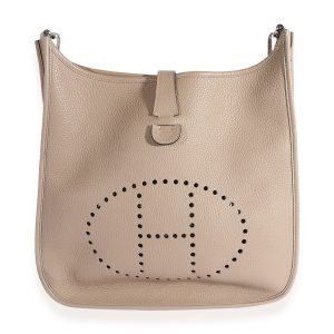 123521 fv Prada Leather Shoulder Bag Gray