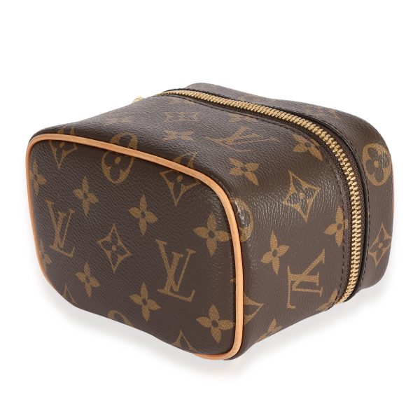 123537 stamp Louis Vuitton Monogram Canvas Nano Nice