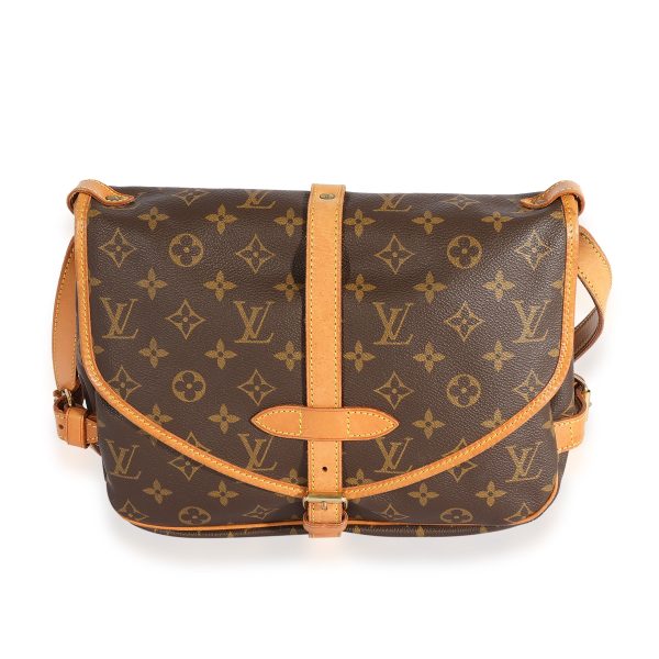 123586 bv Louis Vuitton Monogram Canvas Saumur 28