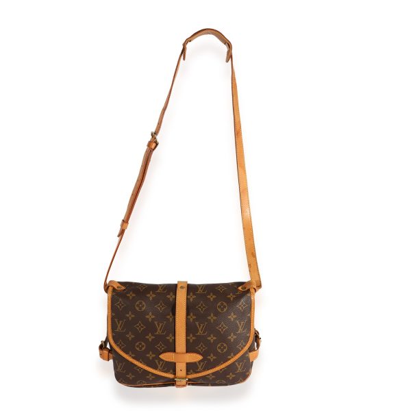 123586 clasp Louis Vuitton Monogram Canvas Saumur 28