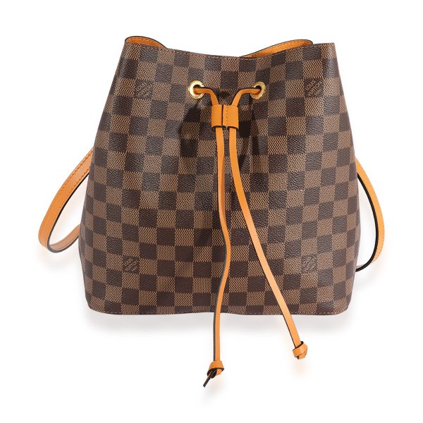 123593 fv Louis Vuitton Damier Ebene Saffron NéoNoé MM