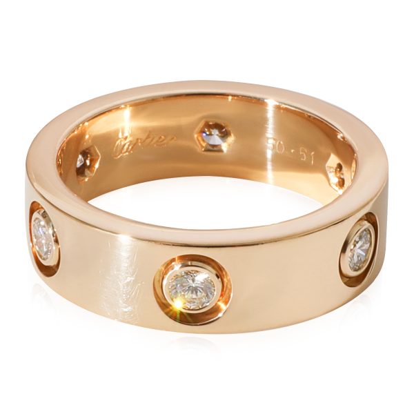 Rings Cartier Love Diamond Ring in 18k Yellow Gold 046 CTW