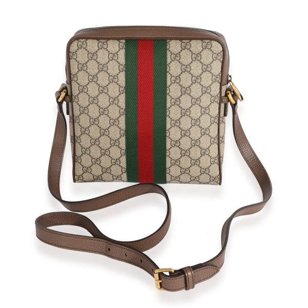 123699 bv Gucci GG Supreme Web Medium Ophidia Messenger Bag