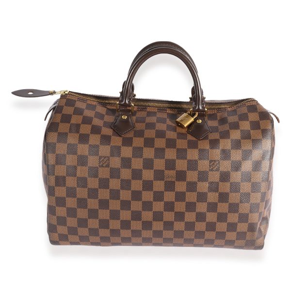 123709 fv Louis Vuitton Damier Ebene Speedy 35