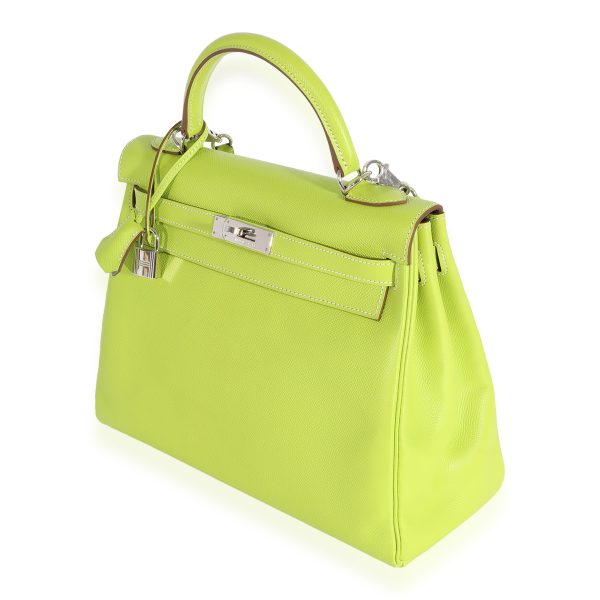 123891 sv Hermès Kiwi Epsom Retourne Kelly 32 PHWHermès Kiwi Epsom Retourne Kelly 32 PHW