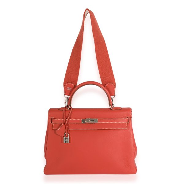 123893 bv Herm√®s Blush Cl√©mence Retourne Kelly 35 PHW