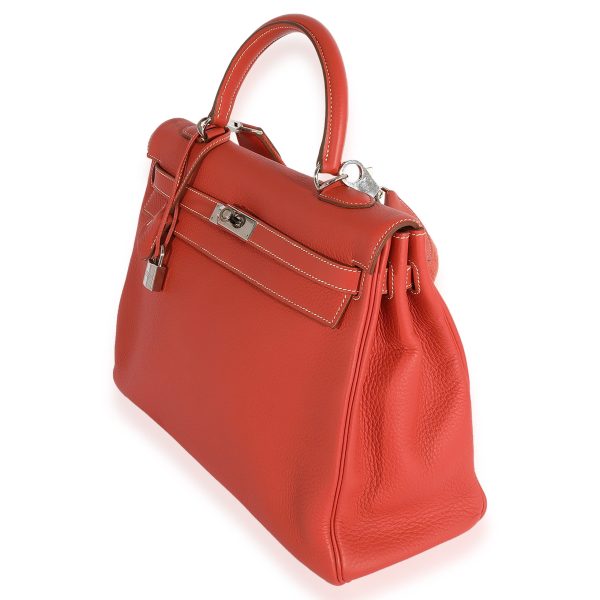 123893 sv Herm√®s Blush Cl√©mence Retourne Kelly 35 PHW