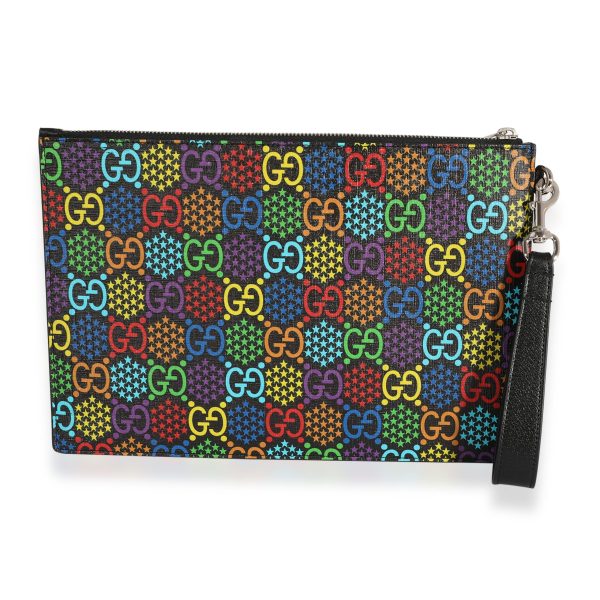 123958 bv Gucci Multicolor GG Psychedelic Zip Pouch