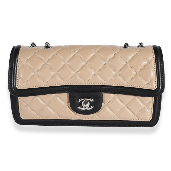 124000 fv 96fef3fd 4fce 42d8 a1da 7999b31c8731 Chanel Tricolor Quilted Lambskin Medium Graphic Flap Bag