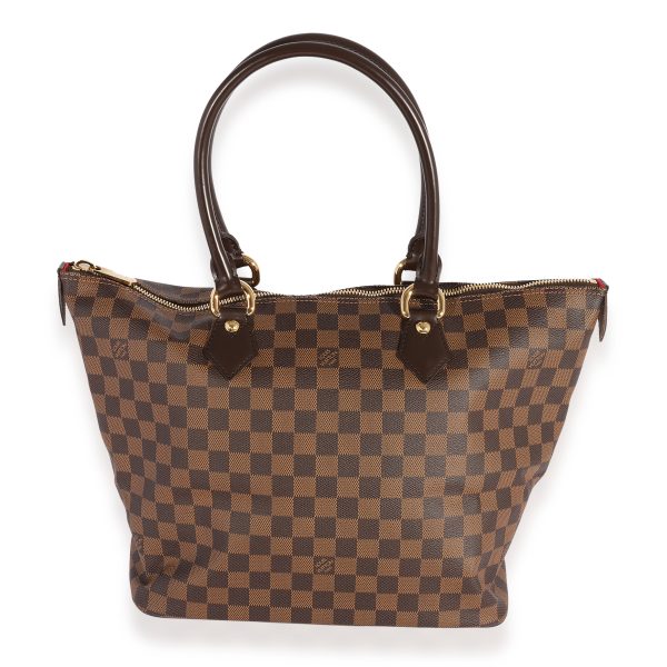 124045 fv Louis Vuitton Damier Ebene Saleya MM